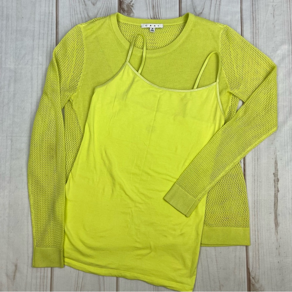 Cabi Split Back Pullover Sweater + Bonus Camisole… - image 2